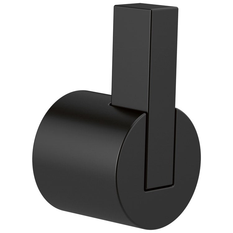 Handle Kit Litze Metal 1 Lever Matte Black ADA for Freestanding Tub Filler - Image 1