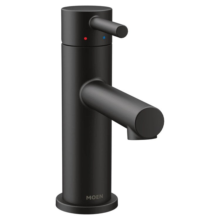 Lavatory Faucet Align 1 Lever ADA WaterSense Matte Black 1.0 Gallons per Minute Rigid Pop-Up 1/3 Hole