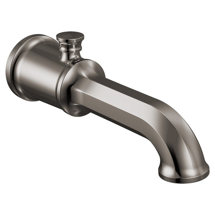 Tub Spout Beauclere Pull Up Diverter Brilliance Black Onyx 9 Inch Brass 1/2 Inch NPT - Image 1