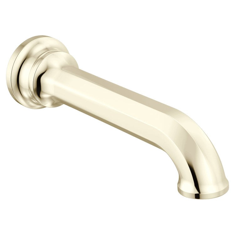 Tub Spout Beauclere Less Diverter Brilliance Polished Nickel 9 Inch Brass 1/2 Inch NPT - Image 1