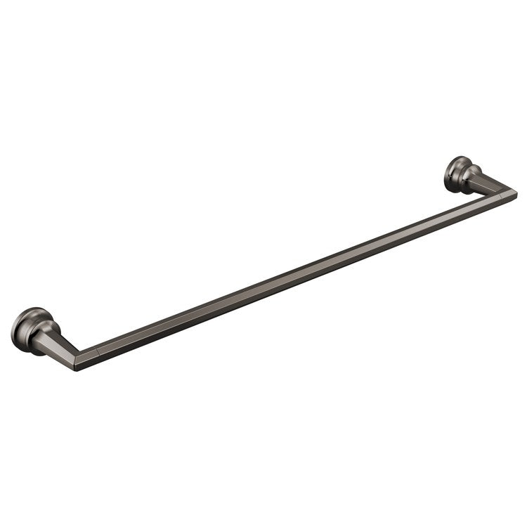 Towel Bar Beauclere 24 Inch Brilliance Black Onyx Metal - Image 1