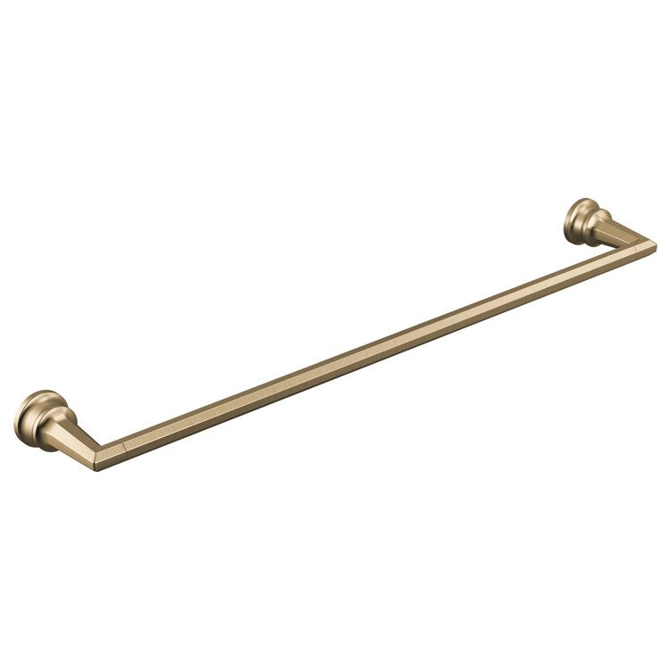 Towel Bar Beauclere 24 Inch Brilliance Luxe Gold Metal - Image 1