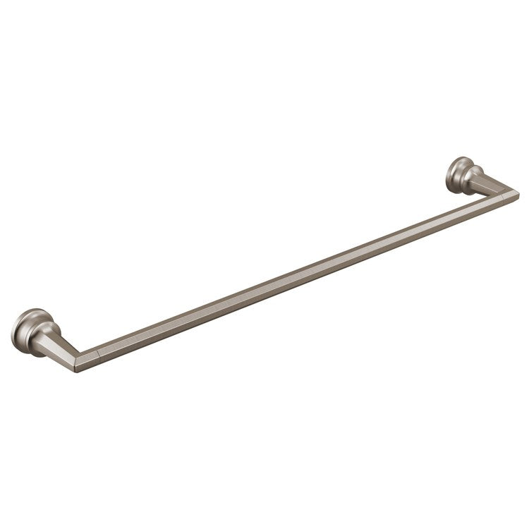 Towel Bar Beauclere 24 Inch Brilliance Luxe Nickel Metal - Image 1