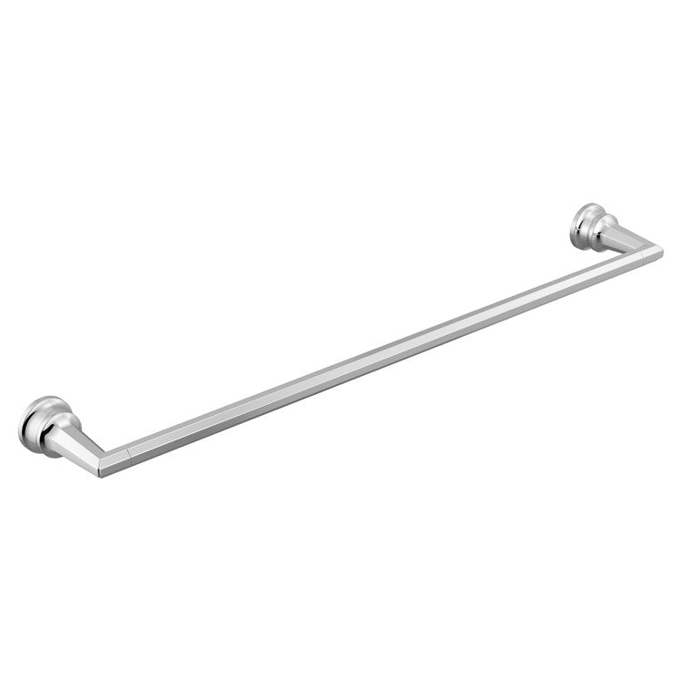 Towel Bar Beauclere 24 Inch Polished Chrome Metal - Image 1