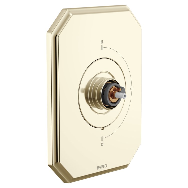 Thermostatic Valve Trim Beauclere Sensori Less Handle Brilliance Polished Nickel ADA - Image 1