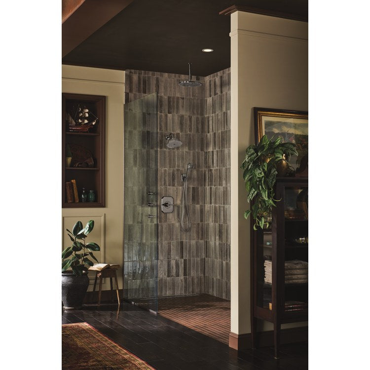 Volume Control Trim Beauclere Sensori 1 Cross Brilliance Black Onyx ADA - Image 3