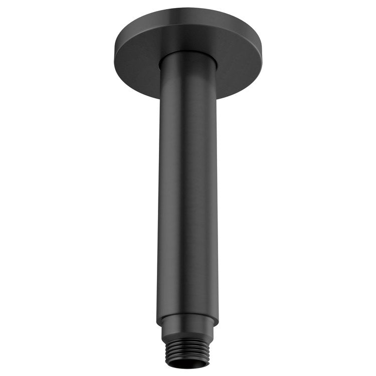 Shower Arm Kintsu with Flange Matte Black 10 Inch 1/2 IN NPT Solid Brass Wall Mount - Image 1