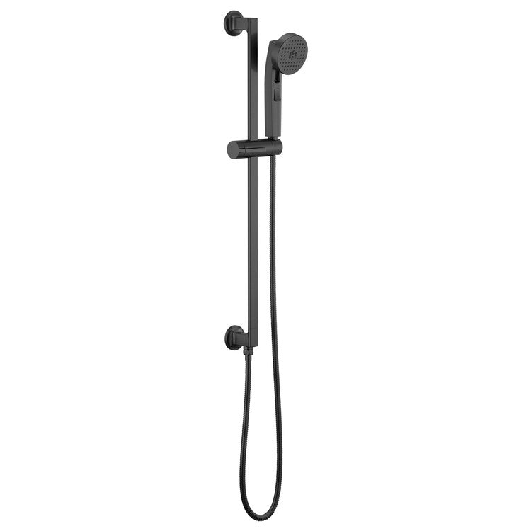 Handshower Kintsu with Slide Bar Matte Black 4 Spray WaterSense ADA 1.75 Gallons per Minute 3-7/8 Inch - Image 1