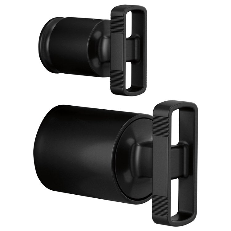 Handle Kit Kintsu 2 Knob Matte Black ADA for Pressure Balance Valve with Integrated Diverter - Image 1