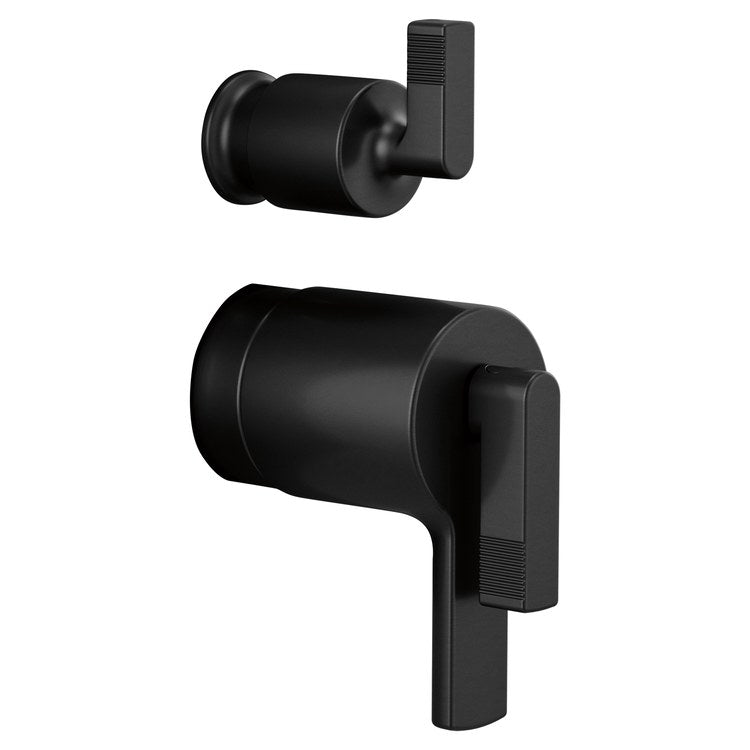 Handle Kit Kintsu 2 Lever Matte Black ADA for TempAssure Thermostatic Valve with Diverter Trim - Image 1