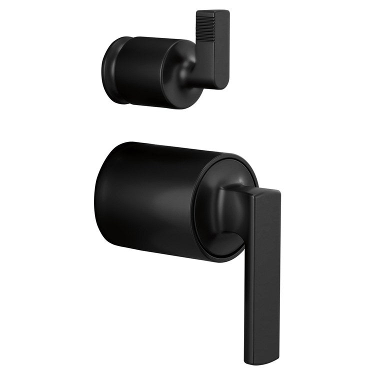 Handle Kit Kintsu 2 Lever Matte Black ADA for Pressure Balance Valve with Diverter Trim - Image 1