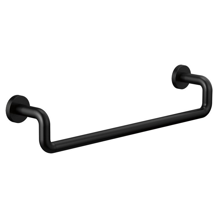 Towel Bar Litze 18 Inch Matte Black Zinc - Image 1