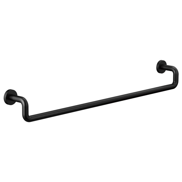 Towel Bar Litze 30 Inch Matte Black Brass - Image 1