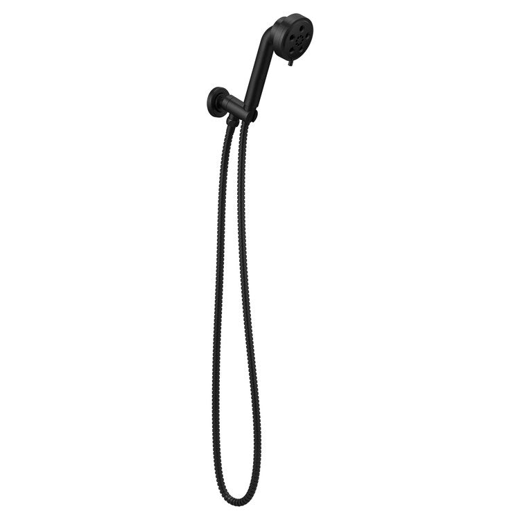 Handshower Set Litze with H2OKinetic Technology Matte Black 3 Spray WaterSense ADA 1.75 Gallons per Minute - Image 1