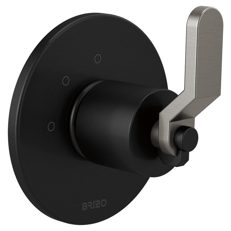 Pressure Balance Valve Trim Litze with 3 Function Integrated Diverter Less Handle Matte Black 4-1/2 Inch ADA for Shower - Image 2