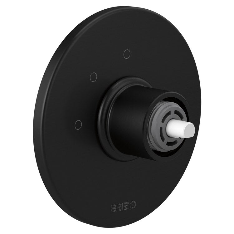 Pressure Balance Valve Trim Litze with 3 Function Integrated Diverter Less Handle Matte Black 4-1/2 Inch ADA for Shower - Image 1