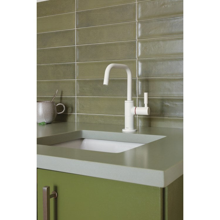 Hot Water Dispenser Jason Wu Instant 1 Lever ADA Arc 360 DEG Swivel Matte White - Image 2
