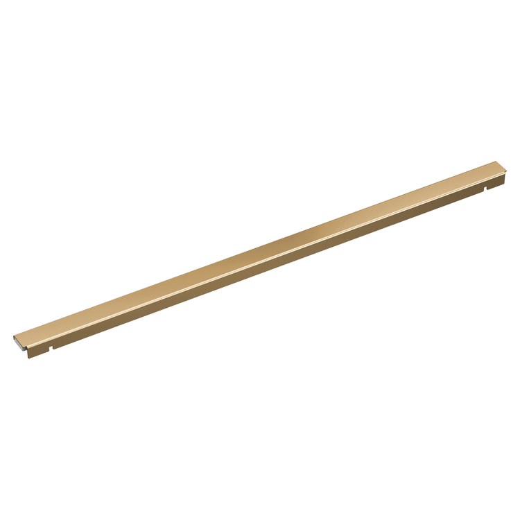 Linear Drain 24 Inch Brilliance Polished Gold Stainless Steel for Shower Wall Trim - Image 1