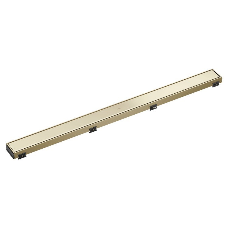 Linear Drain Reversible with Dual Grate Installation 36 Inch Brilliance Polished Nickel Stainless Steel for Rough-In BR73360 - Image 1