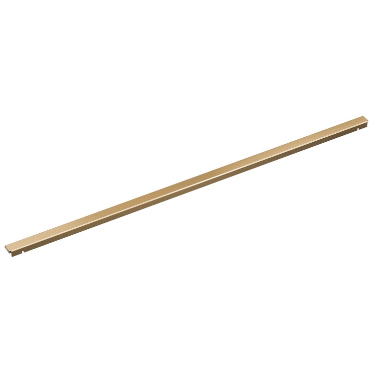 Wall Trim with Mounting Kit 36 Inch Brilliance Polished Gold for Reversible Linear Shower Drain - Image 1