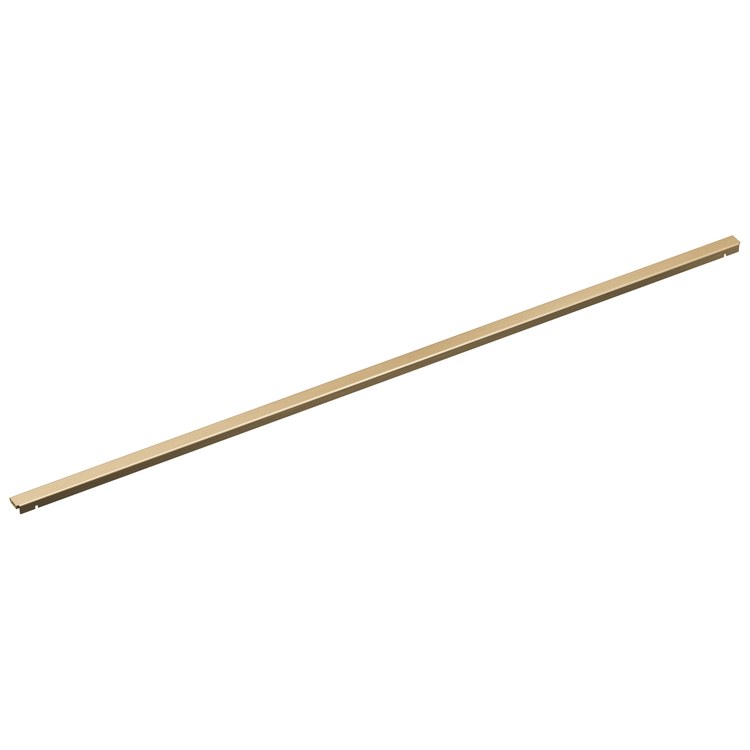 Wall Trim with Mounting Kit 48 Inch Brilliance Luxe Gold for Reversible Linear Shower Drain - Image 1
