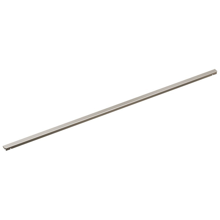 Wall Trim with Mounting Kit 48 Inch Brilliance Luxe Nickel for Reversible Linear Shower Drain - Image 1