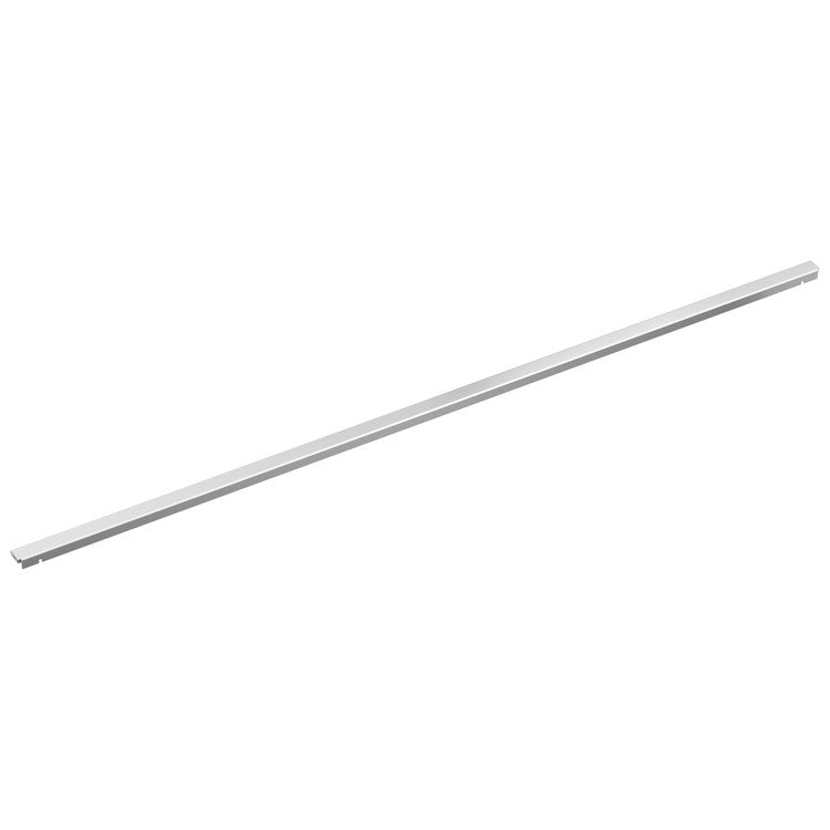 Wall Trim with Mounting Kit 48 Inch Polished Chrome for Reversible Linear Shower Drain - Image 1