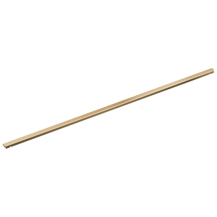 Wall Trim with Mounting Kit 48 Inch Brilliance Polished Gold for Reversible Linear Shower Drain - Image 1