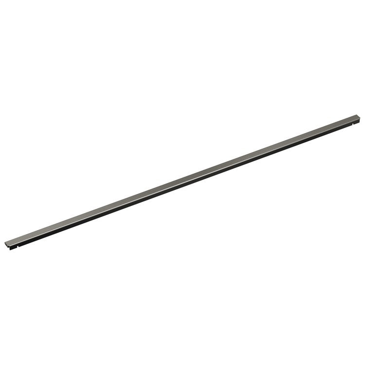 Wall Trim with Mounting Kit 48 Inch Brilliance Luxe Steel for Reversible Linear Shower Drain - Image 1