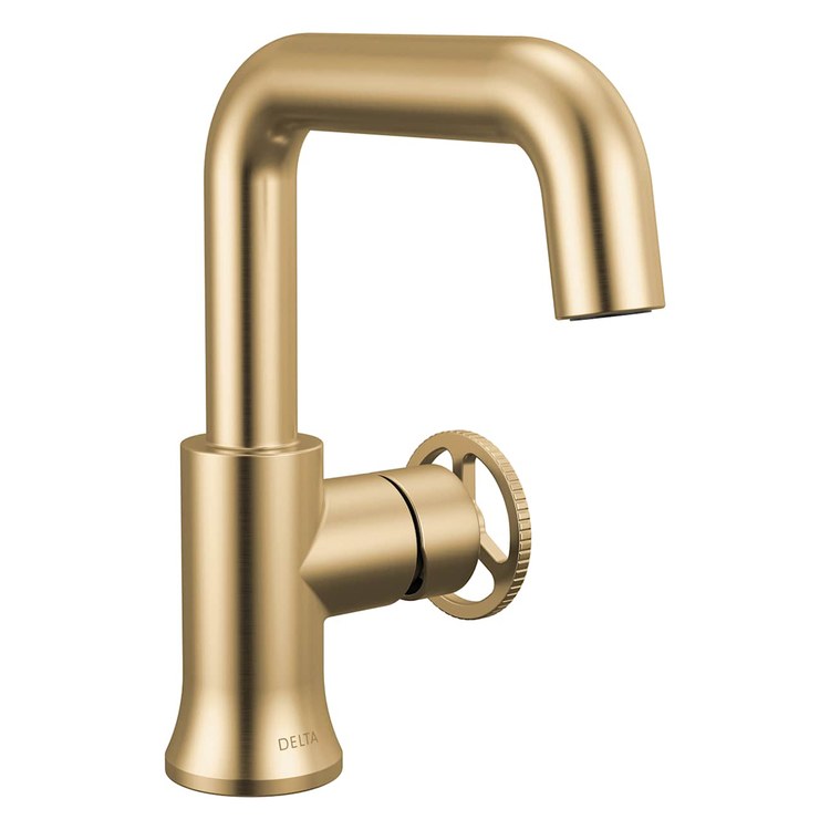 Lavatory Faucet Trinsic 1 Wheel Champagne Bronze 1.2 Gallons per Minute Deck Mount Pop-Up 1 Hole - Image 1