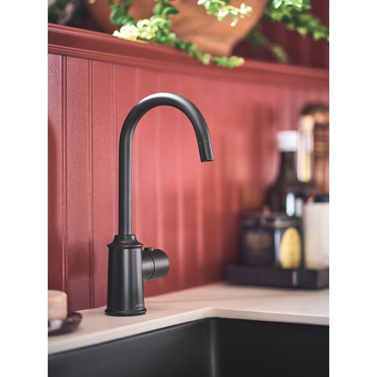 Hot Water Dispenser Sip Traditional Instant 1 Lever High Arc Matte Black - Image 2