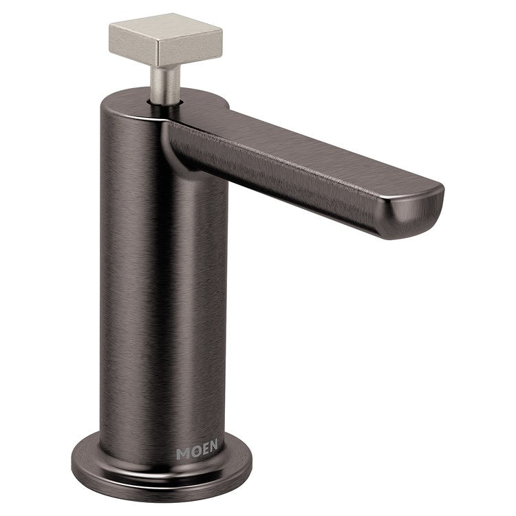 Soap Dispenser Modern Nio Black Stainless Deck Mount 18 Ounce - Image 1