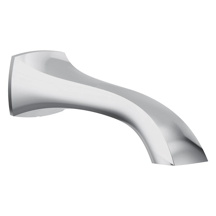Tub Spout Voss Less Diverter Chrome 10 Inch Metal 1/2 Inch - Image 1