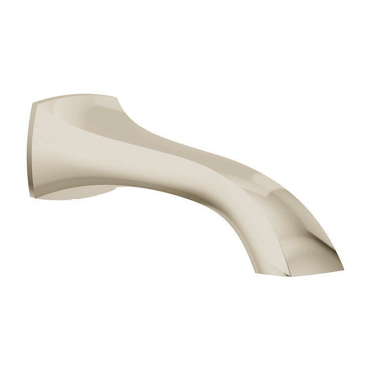 Tub Spout Voss Less Diverter Polished Nickel 10 Inch Metal 1/2 Inch
