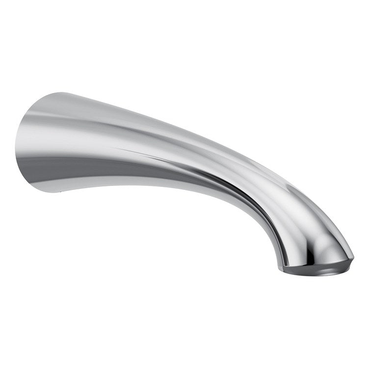 Tub Spout Glyde Less Diverter Chrome 10 Inch Metal 1/2 Inch - Image 1