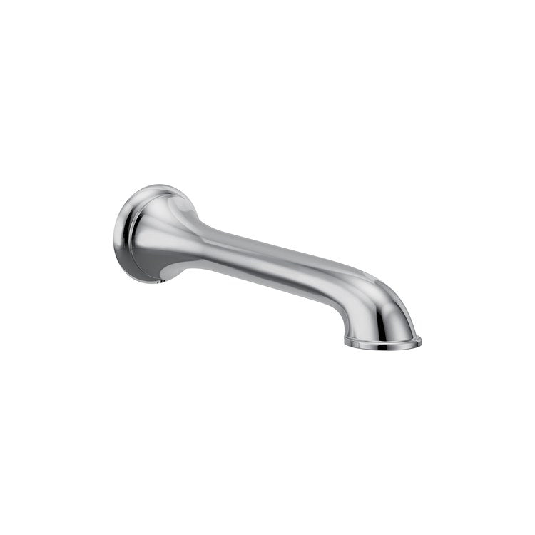 Tub Spout Dartmoor Less Diverter Chrome 10 Inch Metal 1/2 Inch - Image 1