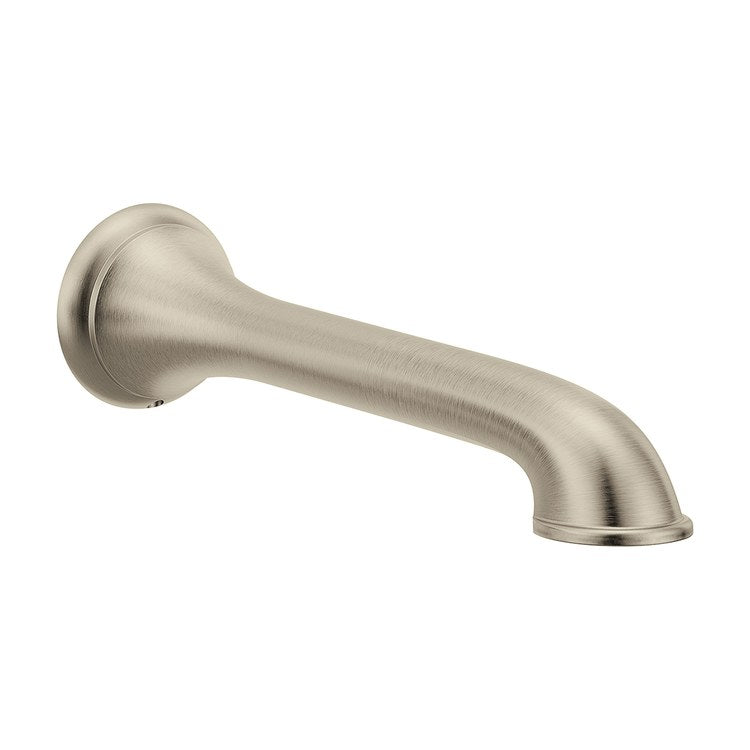 Tub Spout Dartmoor Less Diverter Brushed Nickel 10 Inch Metal 1/2 Inch - Image 1
