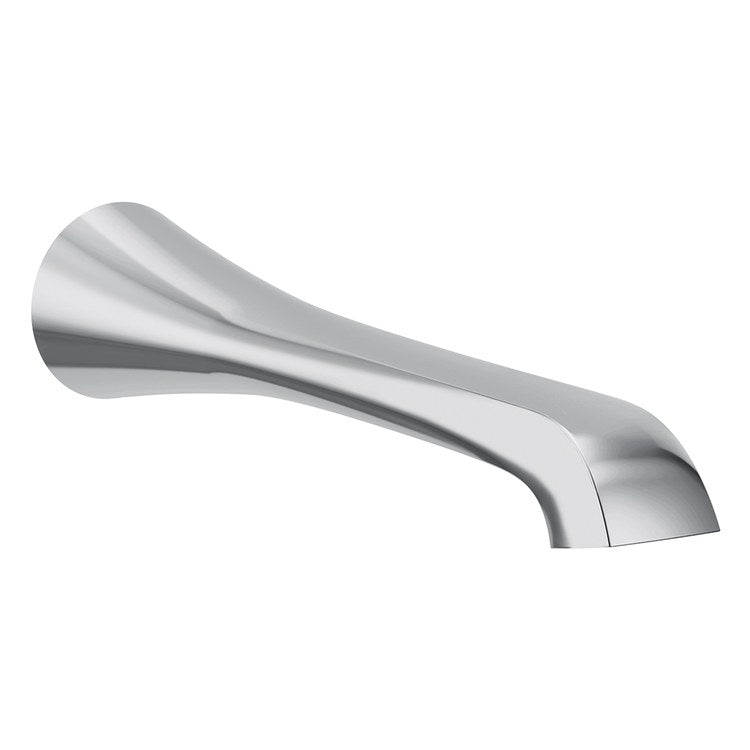 Tub Spout Flara Less Diverter Chrome 10 Inch Metal 1/2 Inch - Image 1