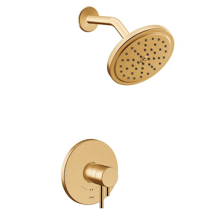 Shower Trim Align M-Core 4-Series 2 Lever Brushed Gold WaterSense ADA 1.75 Gallons per Minute - Image 1
