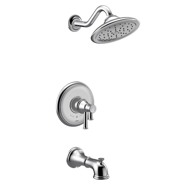 Tub and Shower Trim Belfield M-Core 4-Series 2 Lever Chrome WaterSense ADA 1.75 Gallons per Minute - Image 1