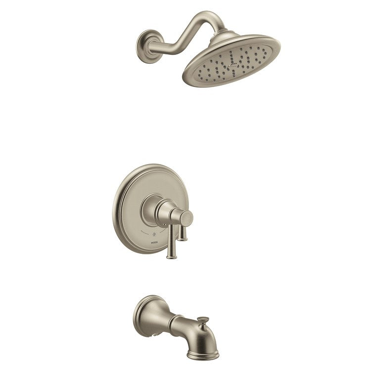 Tub and Shower Trim Belfield M-Core 4-Series 2 Lever Brushed Nickel WaterSense ADA 1.75 Gallons per Minute - Image 1