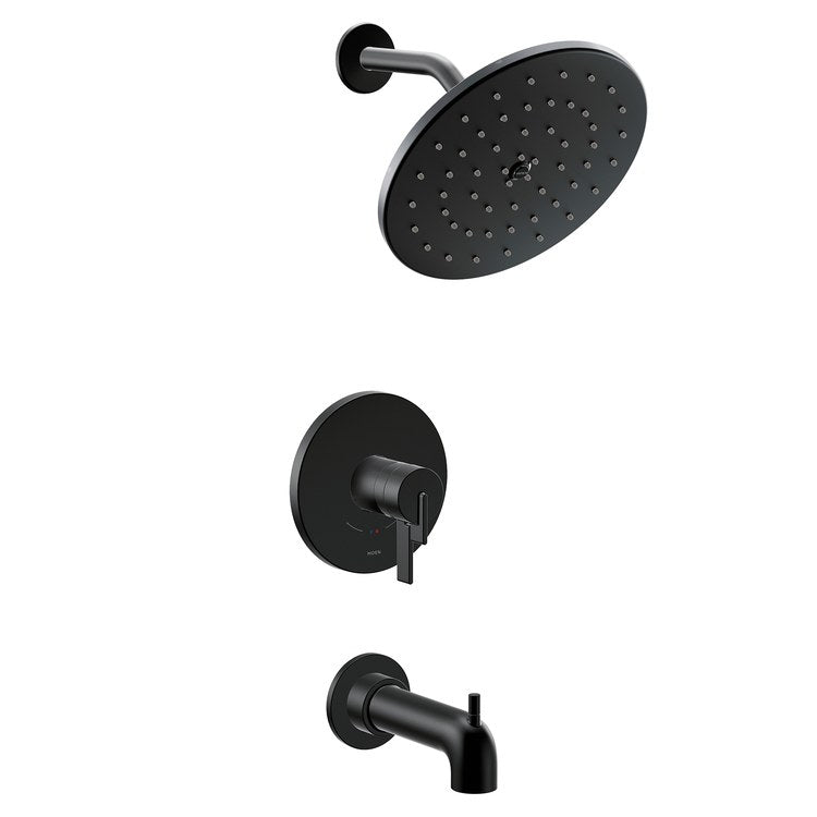 Tub and Shower Trim Cia 2 Lever Matte Black WaterSense ADA 1.75 GPM - Image 1