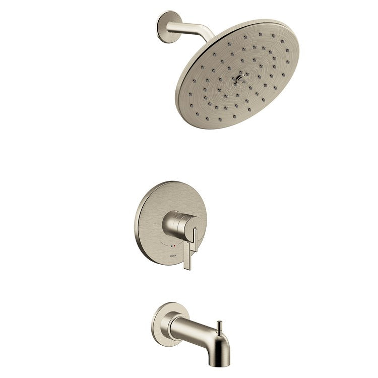 Tub and Shower Trim Cia 2 Lever Brushed Nickel WaterSense ADA 1.75 GPM - Image 1