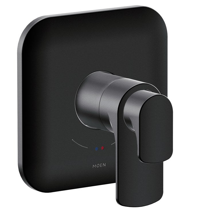 Tub and Shower Valve Trim Rizon M-Core 4 Series 2 Lever Matte Black WaterSense ADA - Image 1