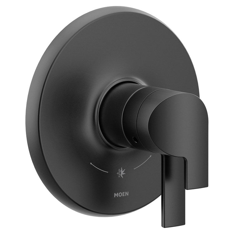 Tub and Shower Valve Trim Doux M-Core 4 Series 2 Lever Matte Black WaterSense ADA - Image 1