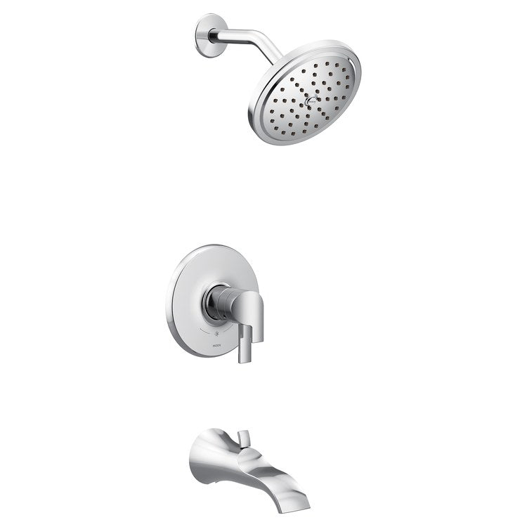 Tub and Shower Trim Doux M-Core 4-Series 2 Lever Chrome WaterSense ADA 1.75 GPM - Image 1
