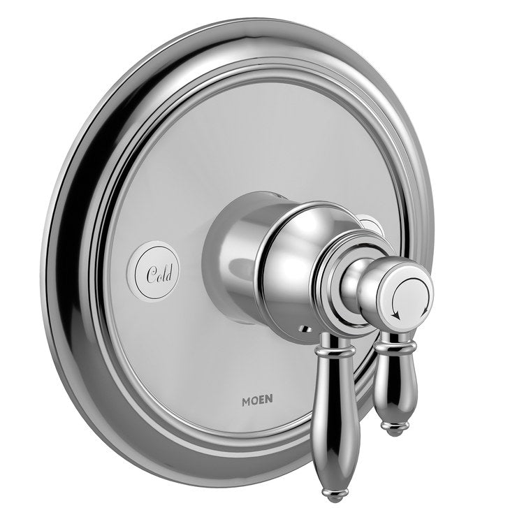 Tub and Shower Valve Trim Weymouth M-Core 4 Series 2 Lever Chrome WaterSense ADA - Image 1
