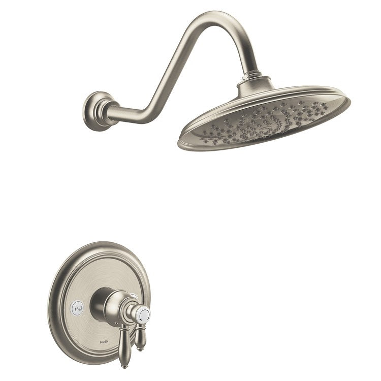 Shower Trim Weymouth M-Core 4-Series 2 Lever Brushed Nickel WaterSense ADA 1.75 Gallons per Minute - Image 1