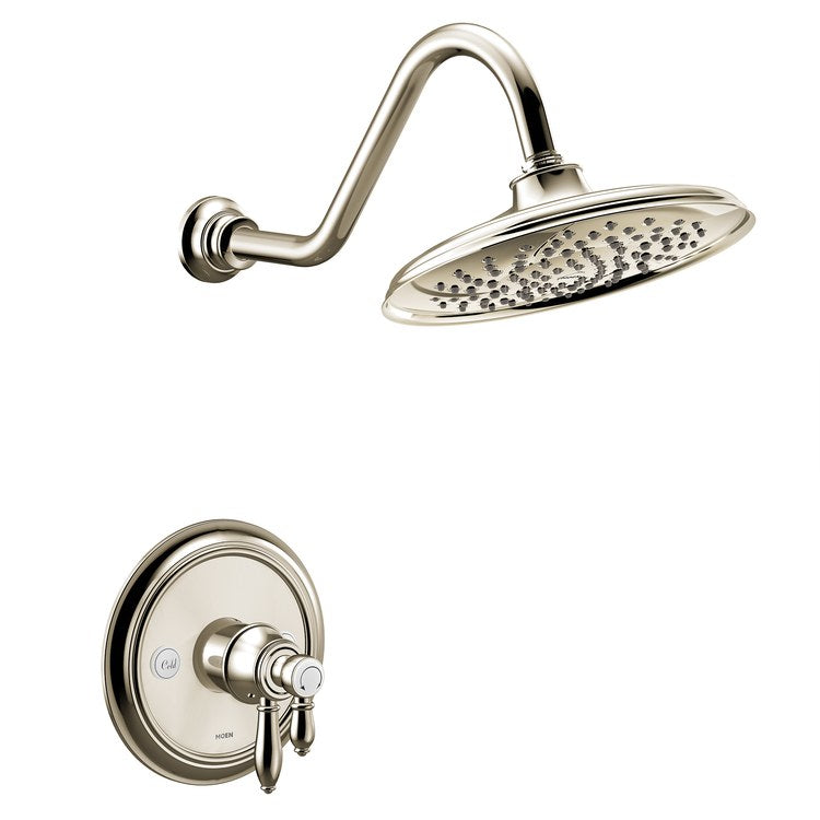 Shower Trim Weymouth M-Core 4-Series 2 Lever Polished Nickel WaterSense ADA 1.75 Gallons per Minute - Image 1