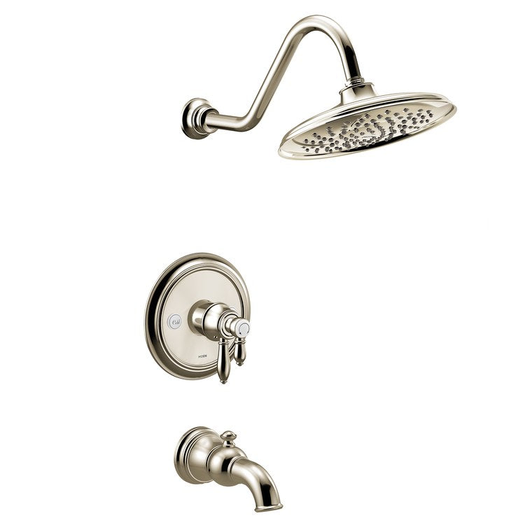 Tub and Shower Trim Weymouth M-Core 4-Series 2 Lever Polished Nickel WaterSense ADA 1.75 Gallons per Minute - Image 1